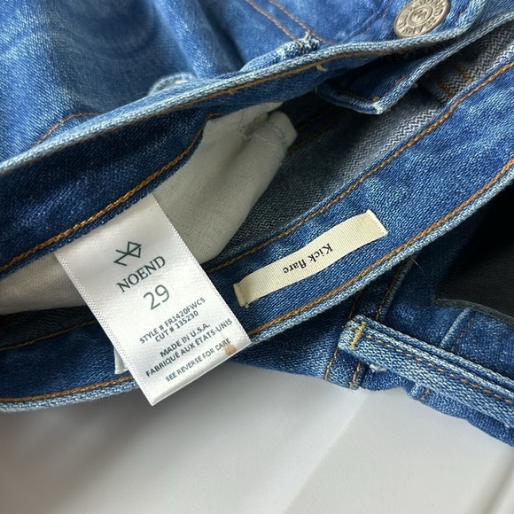 NOEND Denim Farrah Kick Flare Jeans 29 - Picture 6 of 8